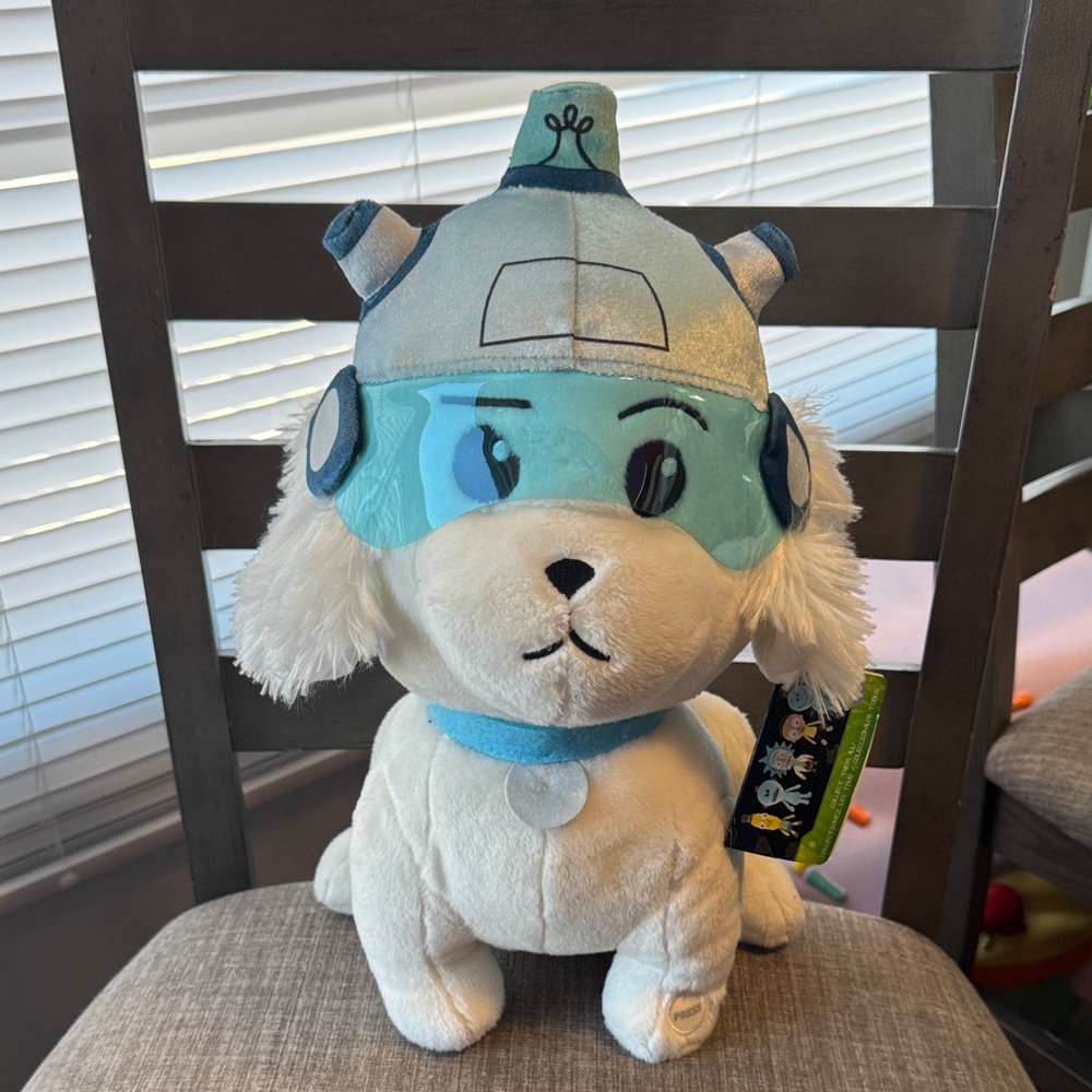 Adult Swim Rick and Morty Snowball Talking Plush